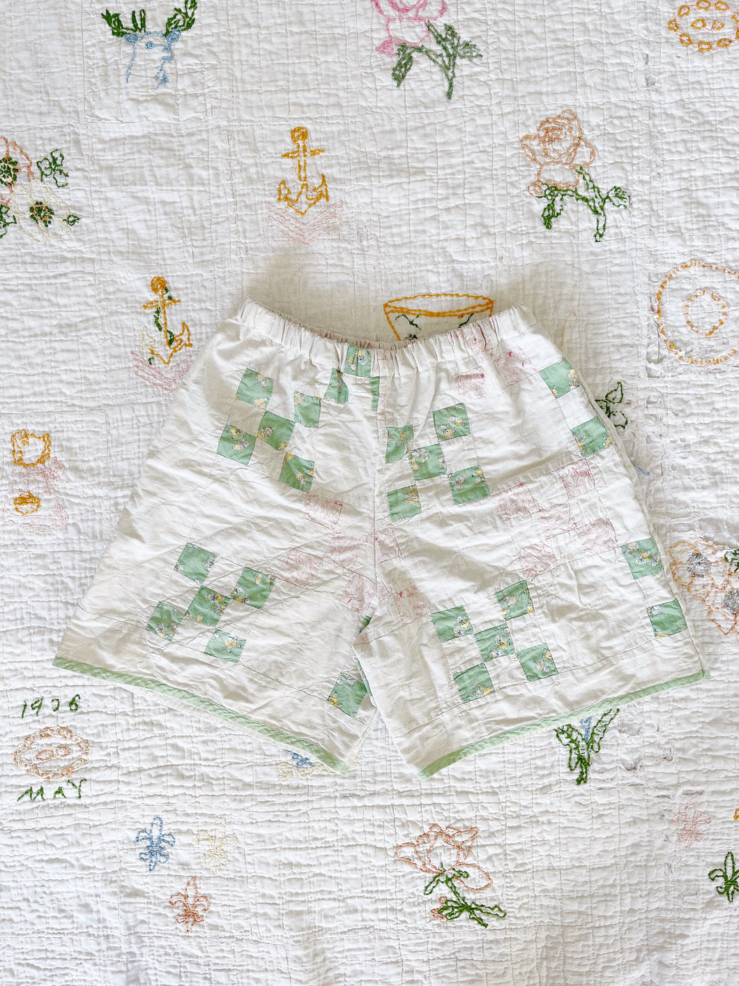 Antique Quilt Shorts - Child 7-10