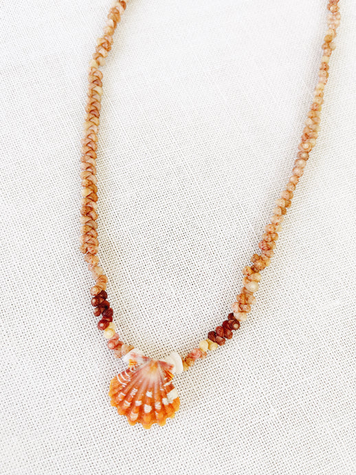 Handmade Sunrise Shell Necklace